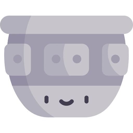 Cauldron pot halloween food icon