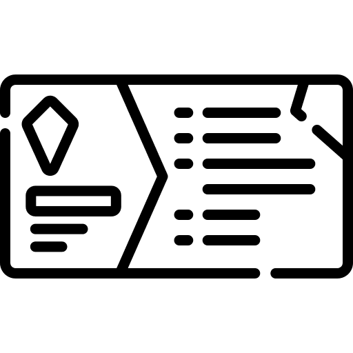 Business card business card information personal icon