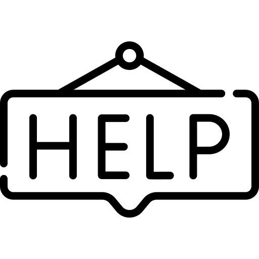 Help hanging assistance aid icon