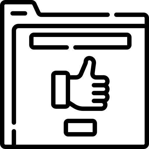 Review like customer feedback review icon