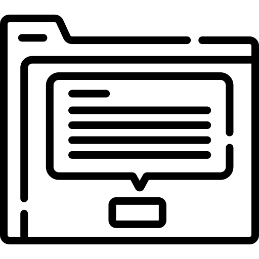 Comment online discussion message icon