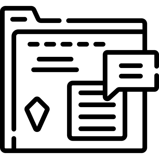 Website web feedback communications icon