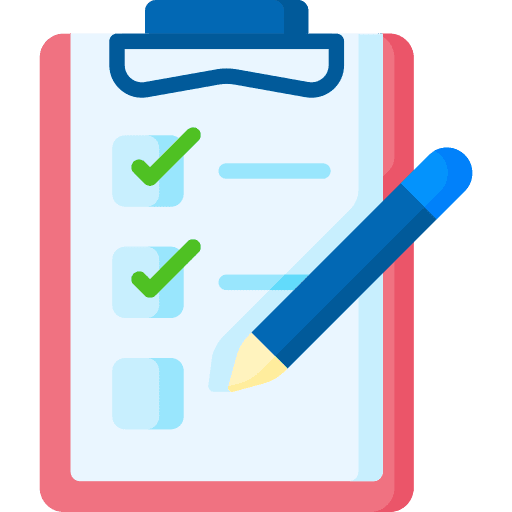 Checklist check list document evaluate icon