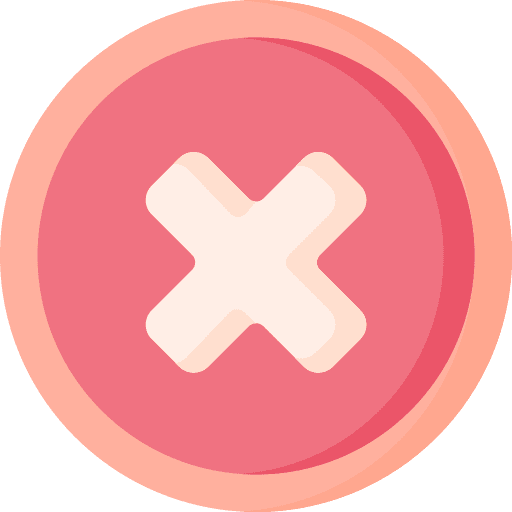 Decline close cancel multiplication icon