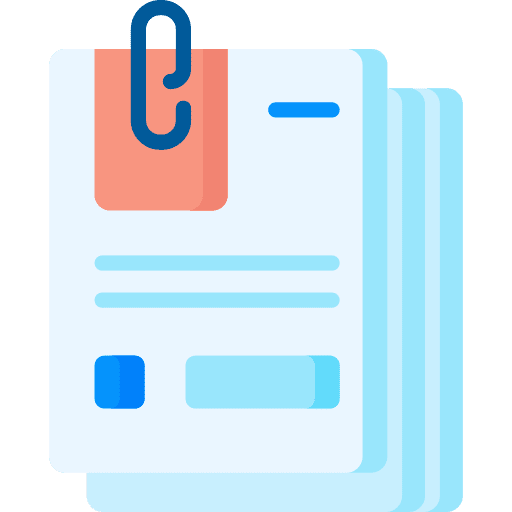 File ui communications paper clip icon