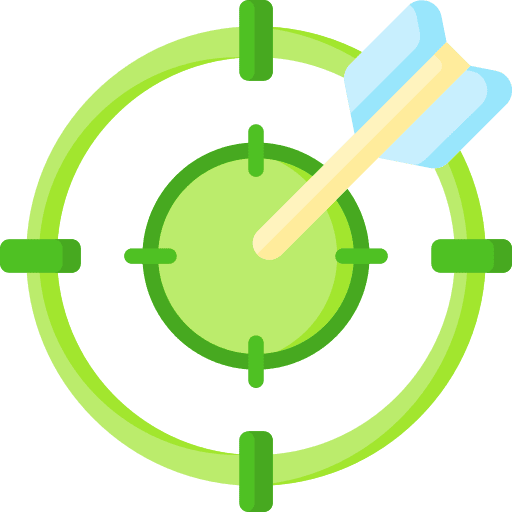Goal business and finance target dart board icon