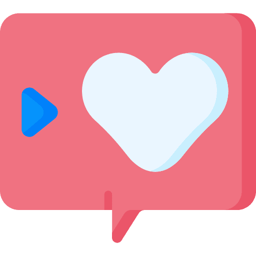 Favorite heart love communication icon