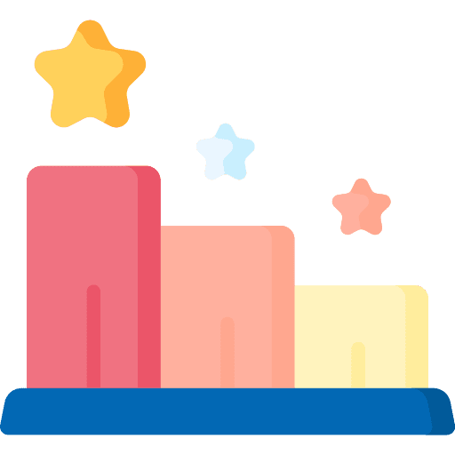 Podium podium customer satisfaction categorization icon