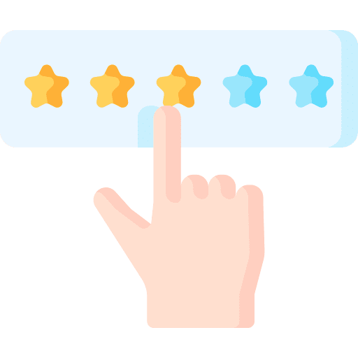 Rating star review rating icon