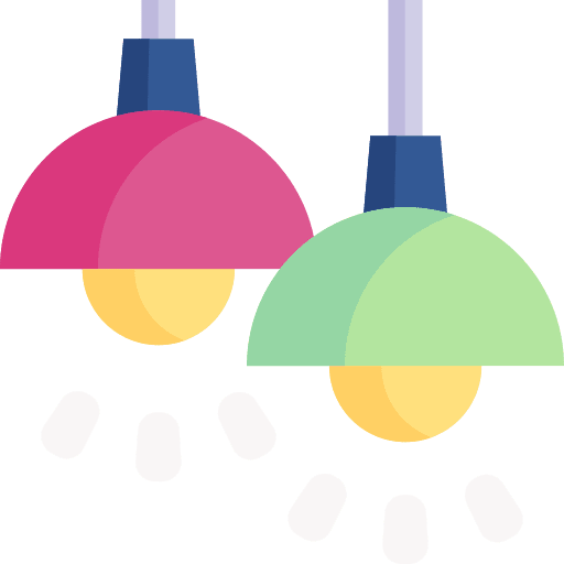 Ceiling lamp light hang lamp illumination icon