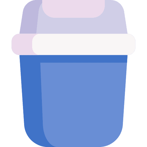 Trash bin rubbish trash bin garbage icon