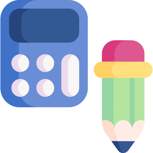 Calculator maths technology education icon