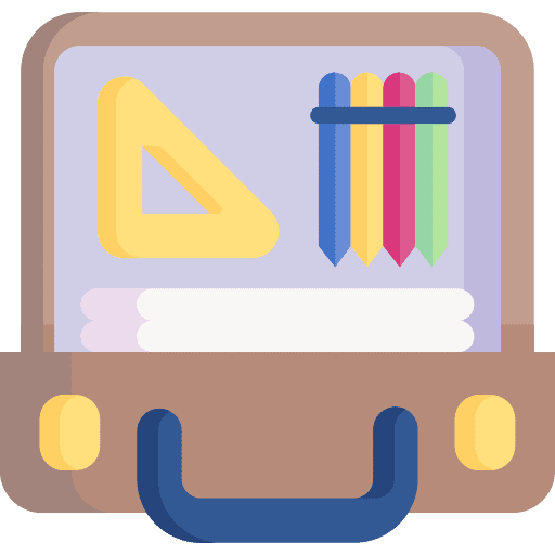 Pencilcase office material pencilcase stationery icon