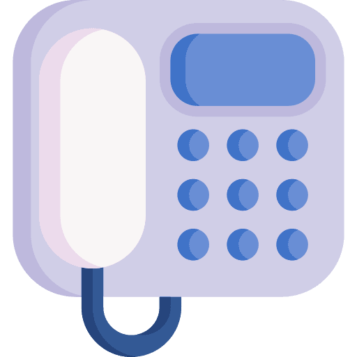 Telephone electronics phone call office material icon