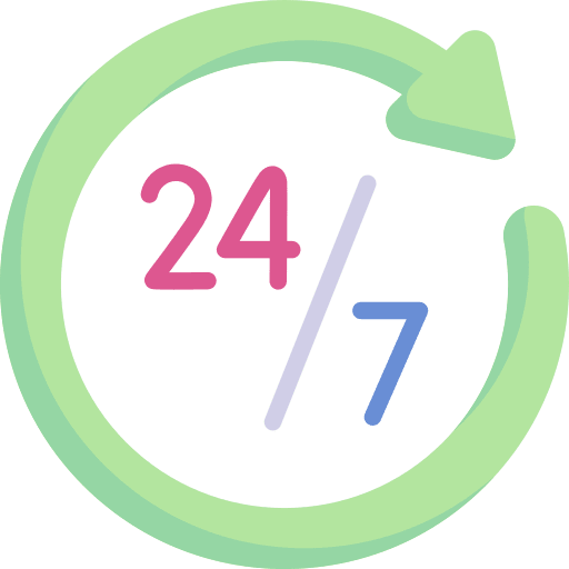 Working hours suitcase working hours clock icon