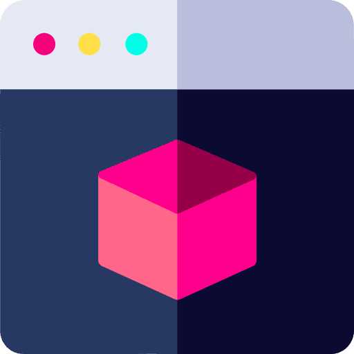 3d 3d electronics model icon