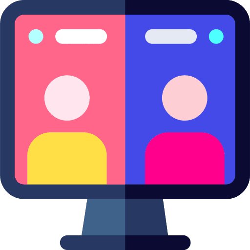 Videocall business videocall technology icon