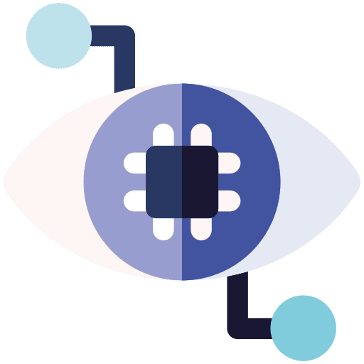 Vision multimedia virtual reality augmented reality icon