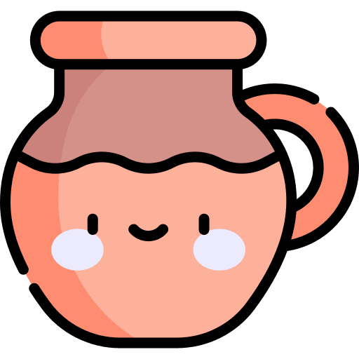 Jar jar pottery art and design icon