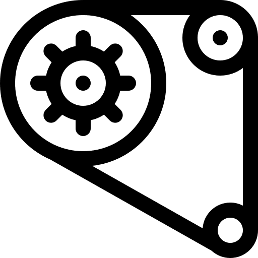 Mechanics garage construction and tools motor icon