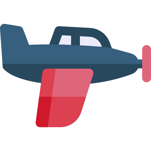 Airplane transport travel flight icon