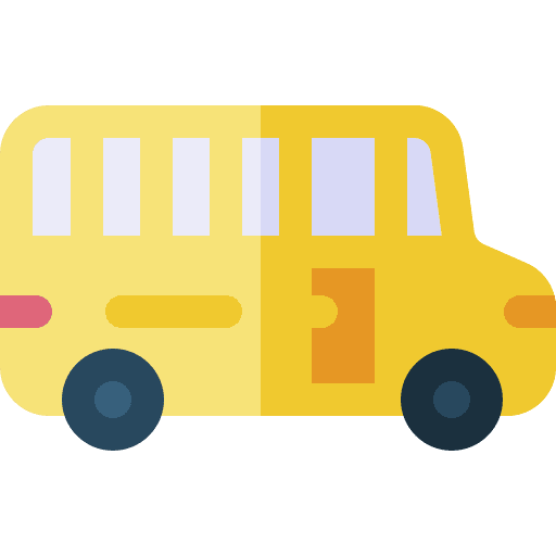 Bus travel bus school bus icon