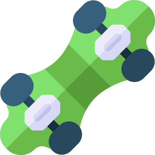 Longboard transportation transport deck icon