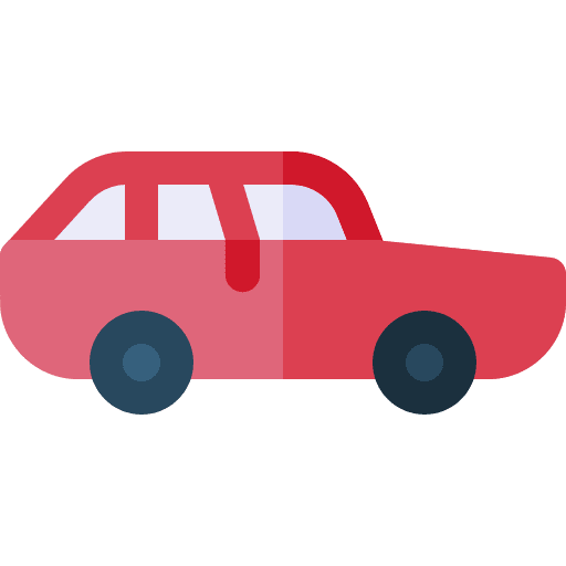 Minivan transportation drive transport icon