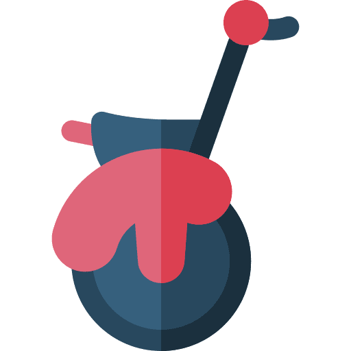 One wheel one wheel electronics transportation icon