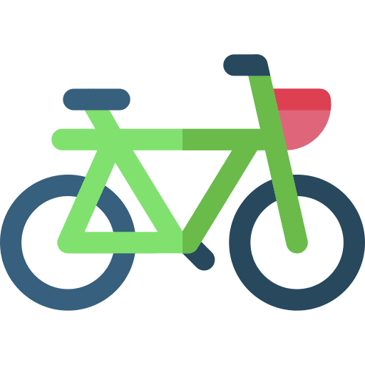 Bicycle bicycle transportation exercise icon