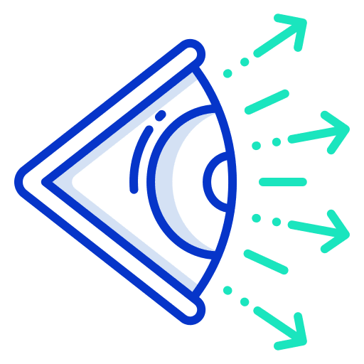 Eye ui visibility visualization icon