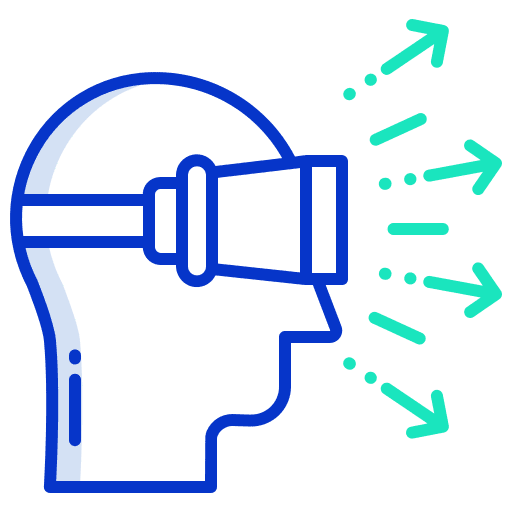 Virtual reality virtual reality gaming vr glasses icon