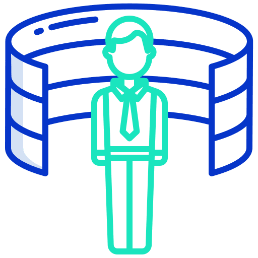 Vr technology gaming games vr technology icon