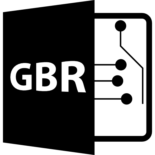 Gbr open file format interface gbr icon