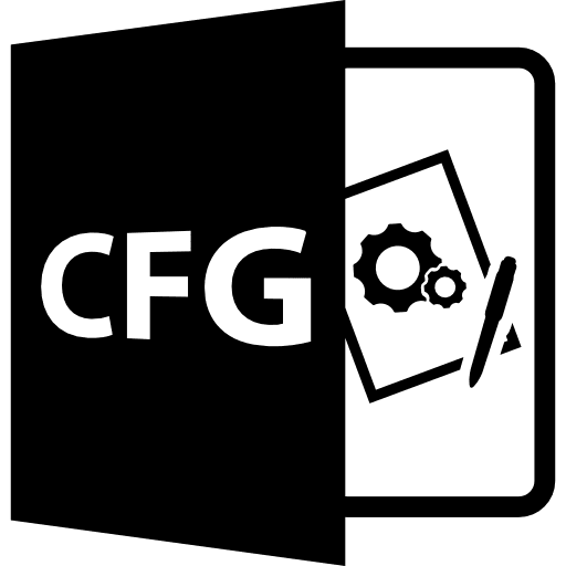 Cfg open file format cfg interface cfg file icon