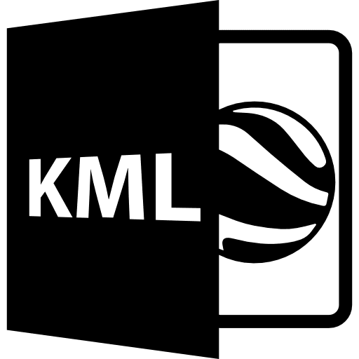 Kml open file format kml file kml interface icon