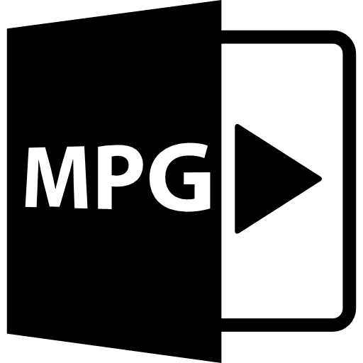 Mpg open file format interface mpg format mpg file icon