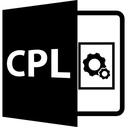 Cpl file format with cogwheels interface cpl cogwheels icon