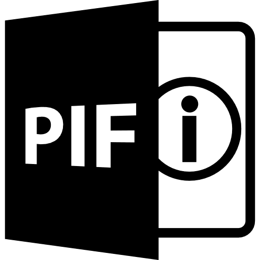 Pif open file format interface pif pif file icon
