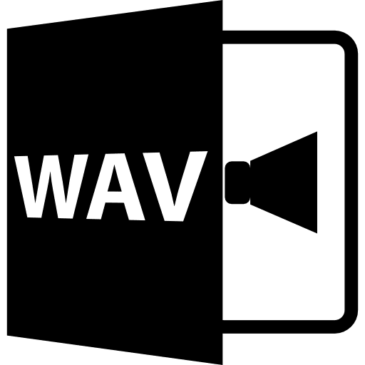 Wav file format variant wav wav file interface icon