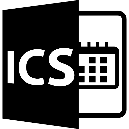 Ics file format symbol symbol formats file format icon