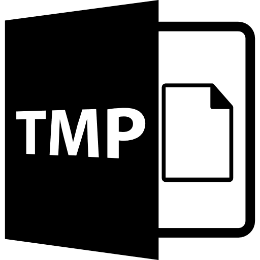 Tmp file format symbol files tmp file format icon