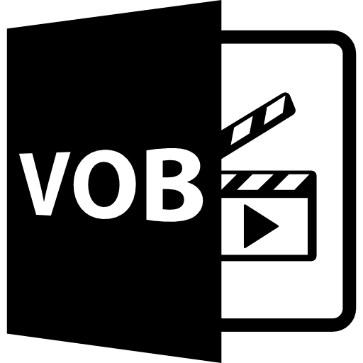 Vob file format symbol file formats files interface icon