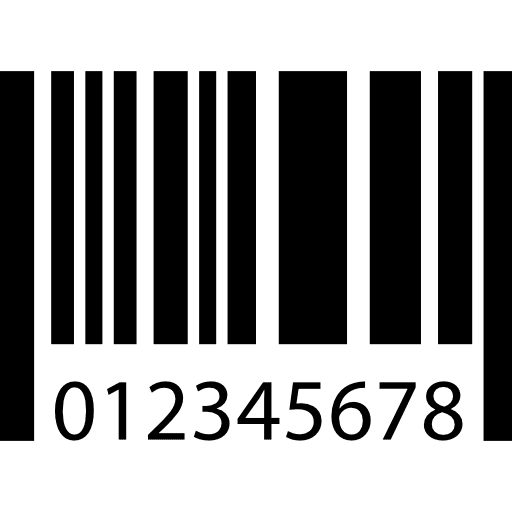 Barcode product store shop shopping store icon