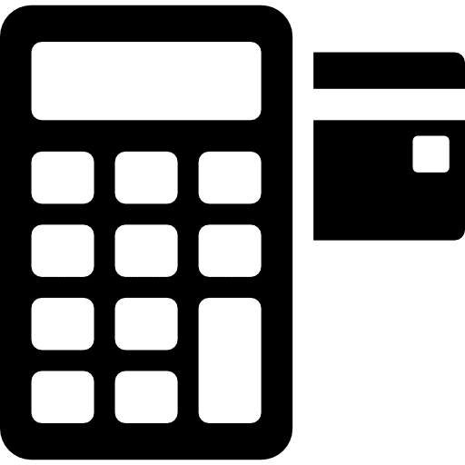 Dataphone credit payment banking icon