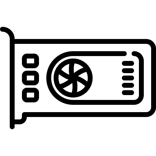 Video card filming video card technological icon