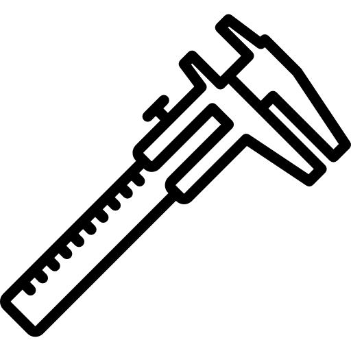 Calipers carpenter home repair carpentry icon