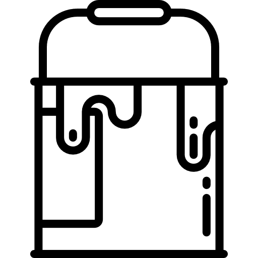 Paint bucket carpentry artist painting icon