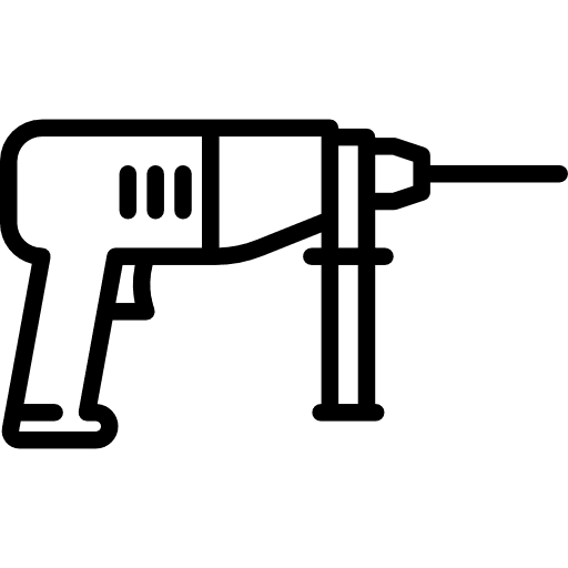 Perforator home repair drilling construction icon