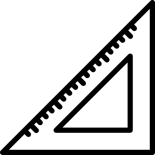 Set square tool carpentry carpenter icon